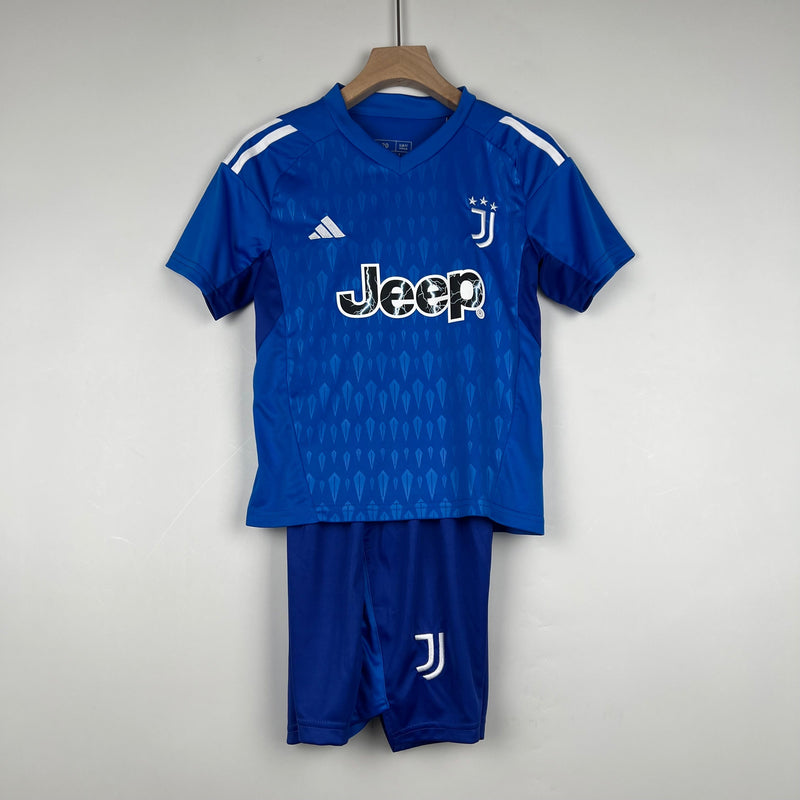 JUVENTUS GOALKEEPER I 23/24 KID'S SET